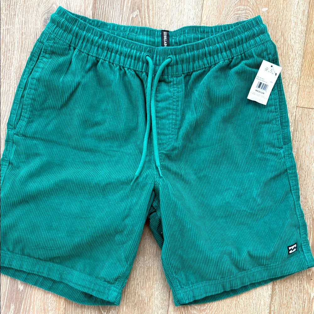 Billabong Teal Corduroy Men's Shorts